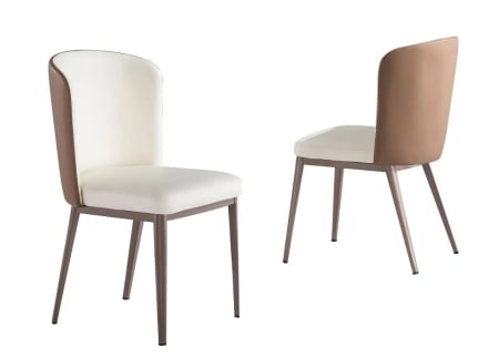 Scaun dining nova 45x48x84cm Maro+Crem [4]