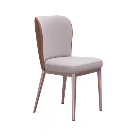 Scaun dining nova 45x48x84cm Maro+Crem [2]