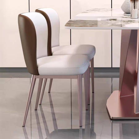 Scaun dining nova 45x48x84cm Maro+Crem [6]