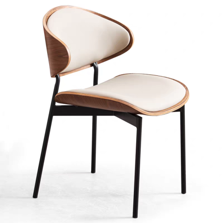 Scaun dining Tokyo alb+lemn 53x53x760cm [1]