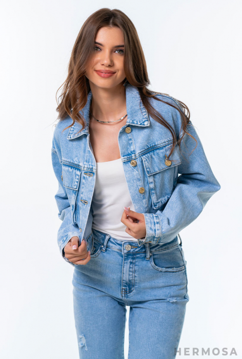 Geaca scurta din denim [2]
