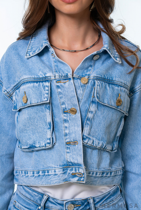 Geaca scurta din denim [3]