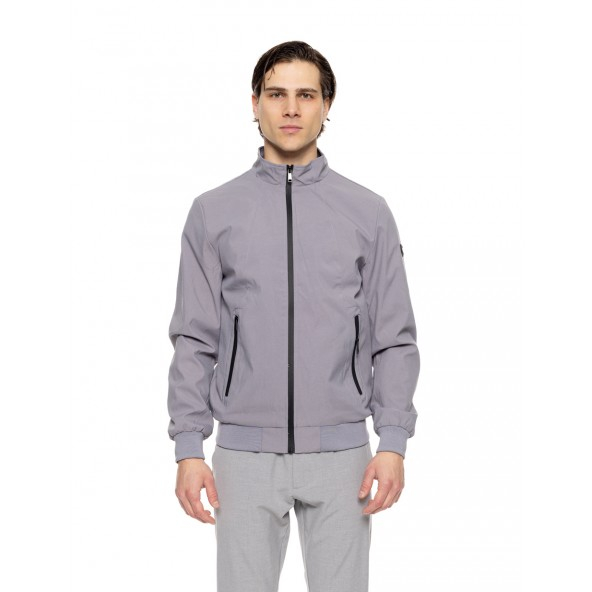 Jacheta bomber gri barbati [3]