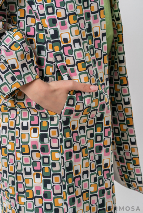 Jacheta dama cu imprimeu geometric [2]