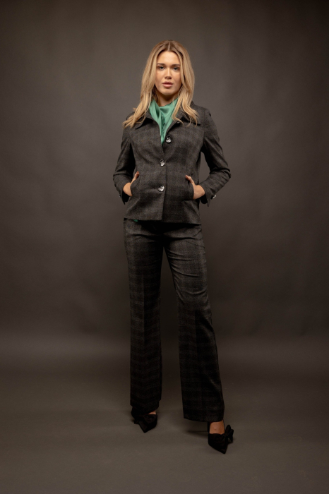 Pantaloni eleganti dama, model clasic in carouri [4]