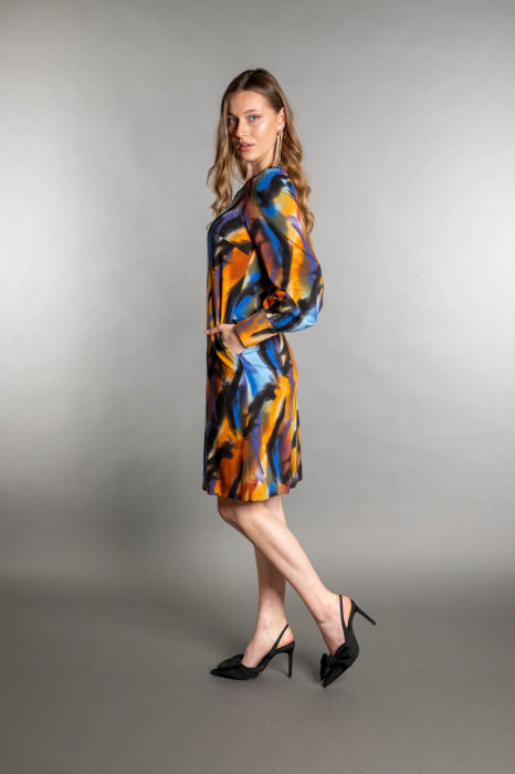 ROCHIE SCURTA CU PRINT ABSTRACT [6]