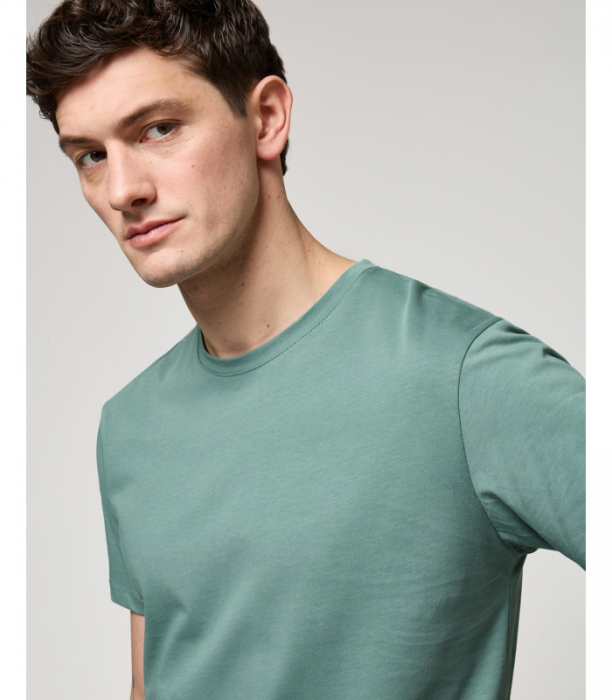 Tricou din bumbac barbati verde [4]