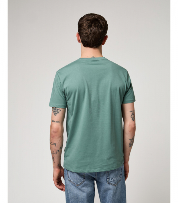 Tricou din bumbac barbati verde [3]