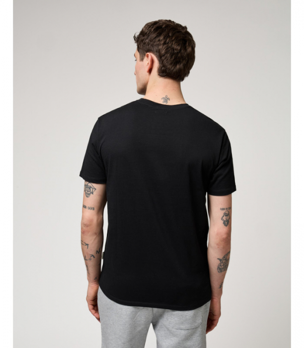 Tricou Negru Bumbac Extra Fin [2]