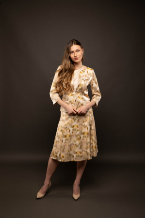 FUSTA MIDI CU IMPRIMEU ACUARELA [3]