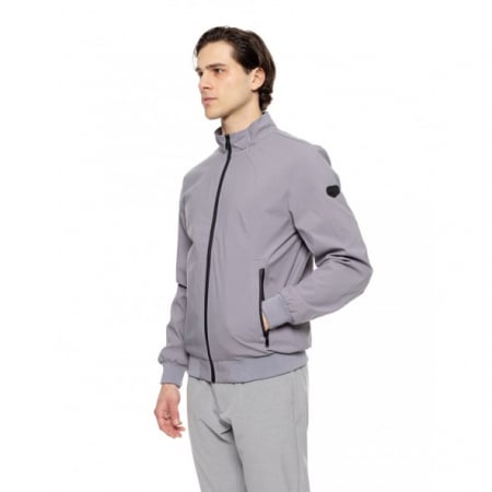 Jachete, Geci - Jacheta bomber gri barbati