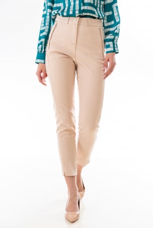 Femei - Pantaloni bej conici SIENA