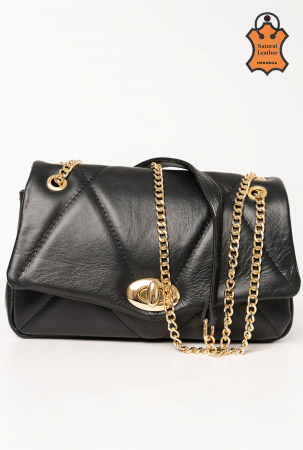 Posete - Poseta Piele naturala |Negru