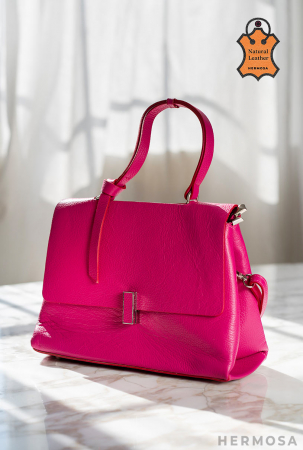 Poseta Piele naturala | Fucsia intens  [1]