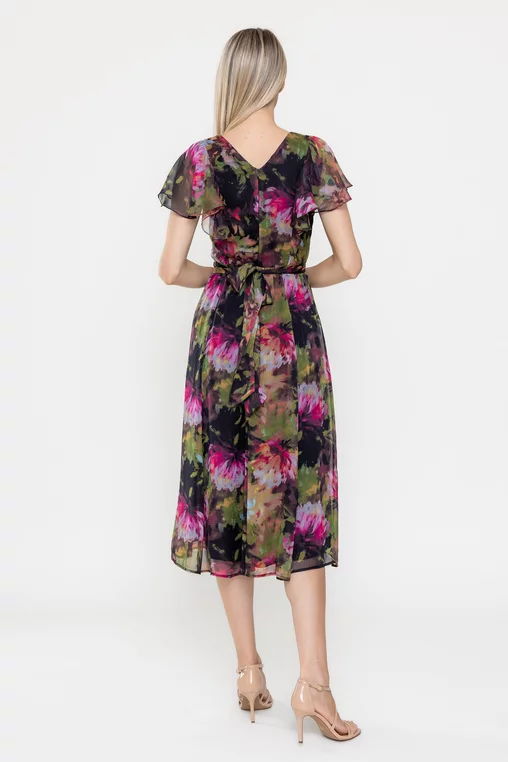 Rochii - Rochie midi din voal