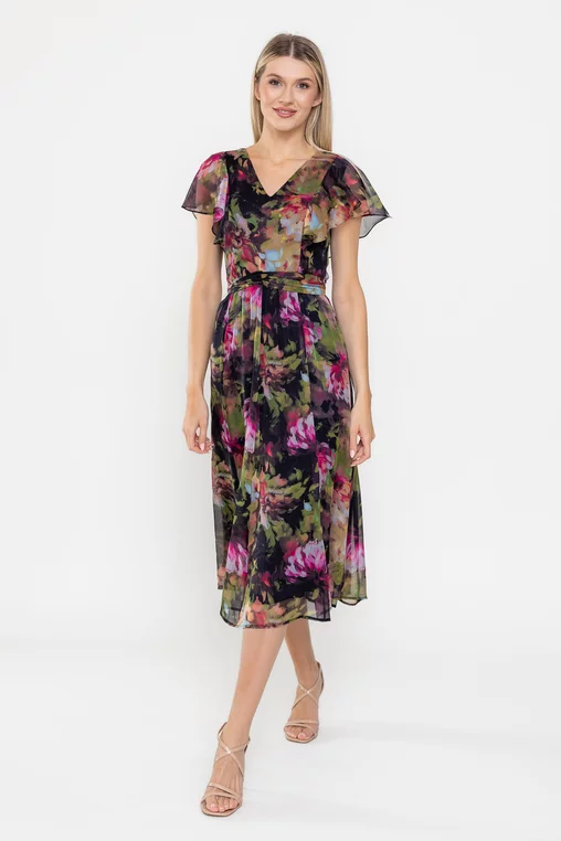 Rochie midi din voal [1]