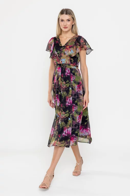 Rochie midi din voal [2]