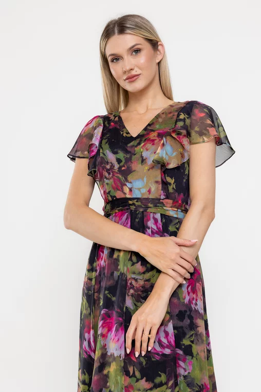 Rochie midi din voal [3]