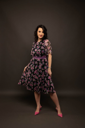 ROCHIE MIDI NEAGRA DIN VOAL [3]