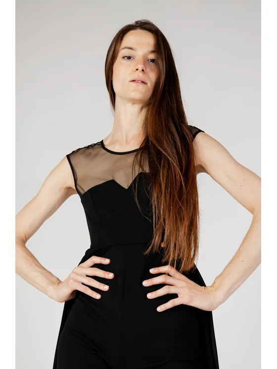 SALOPETA ELEGANTA CU TUL NEGRU [2]