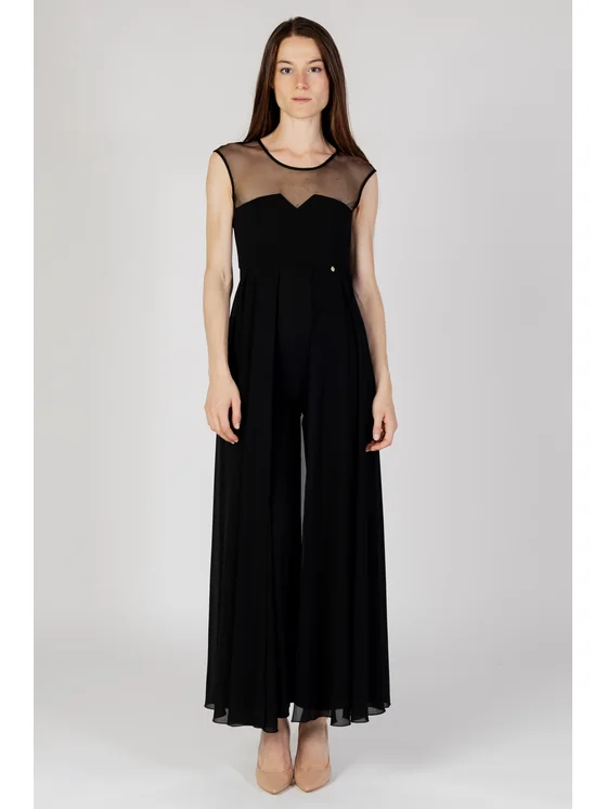 SALOPETA ELEGANTA CU TUL NEGRU [3]