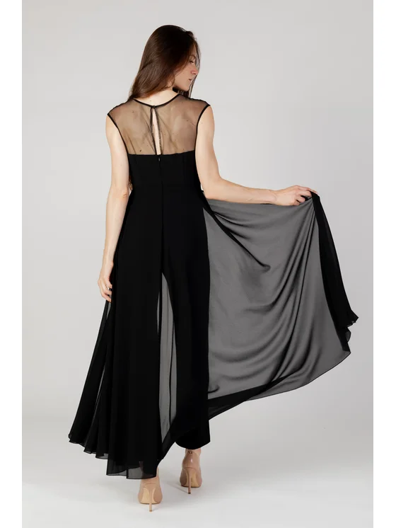 SALOPETA ELEGANTA CU TUL NEGRU [1]