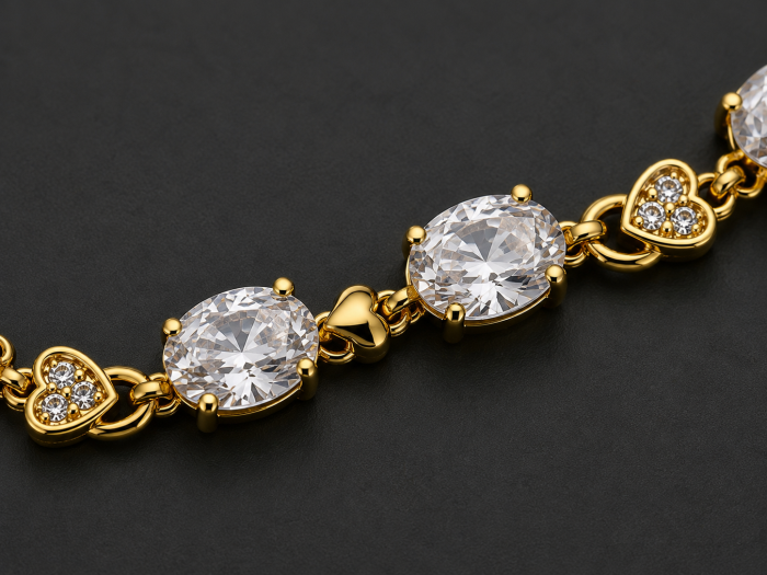 Eternal Love Bracelet – Brățară placată cu aur 18K cu zirconii | GB Signature [2]