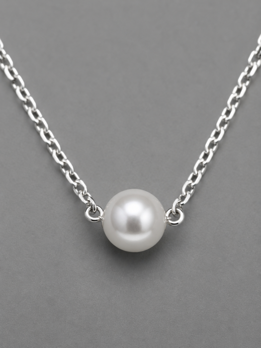 Colier argint 925 cu perla solitara Luna Pearl Necklace GB Signature [2]