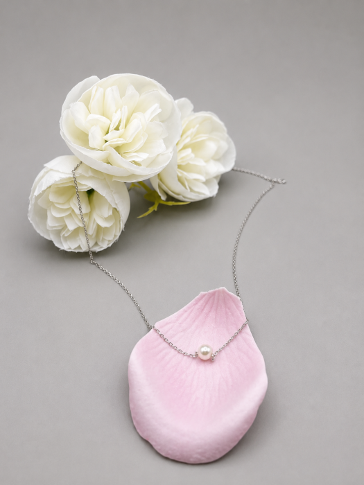 Colier argint 925 cu perla solitara Luna Pearl Necklace GB Signature [3]