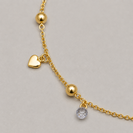Amore Crystal Anklet [1]