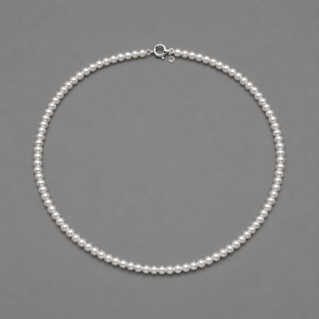 Coliere Argint - Colier perle albe cu inchizatoare din argint 925 Eloise Pearl Necklace GB Signature