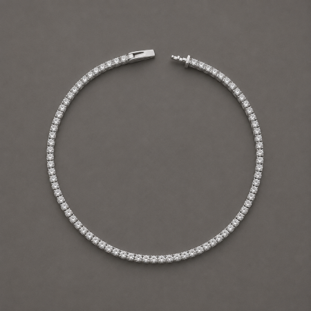 Brățări Argint - Bratara argint 925 tip tennis cu zirconii Eternal Spark Tennis Bracelet GB Signature