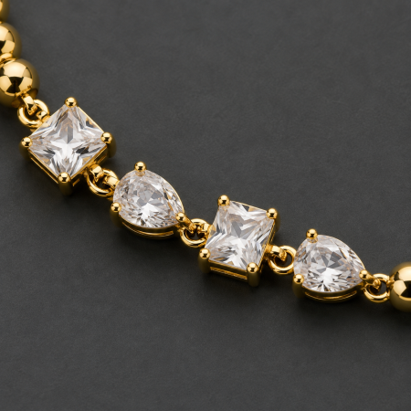 Radiant Luxe Bracelet – Brățară placată cu aur 18K cu zirconii | GB Signature [1]