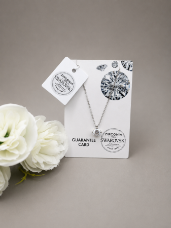 Colier argint 925 cu cristal Swarovski Zirconia Swarovski Brilliance Necklace GB Signature [2]