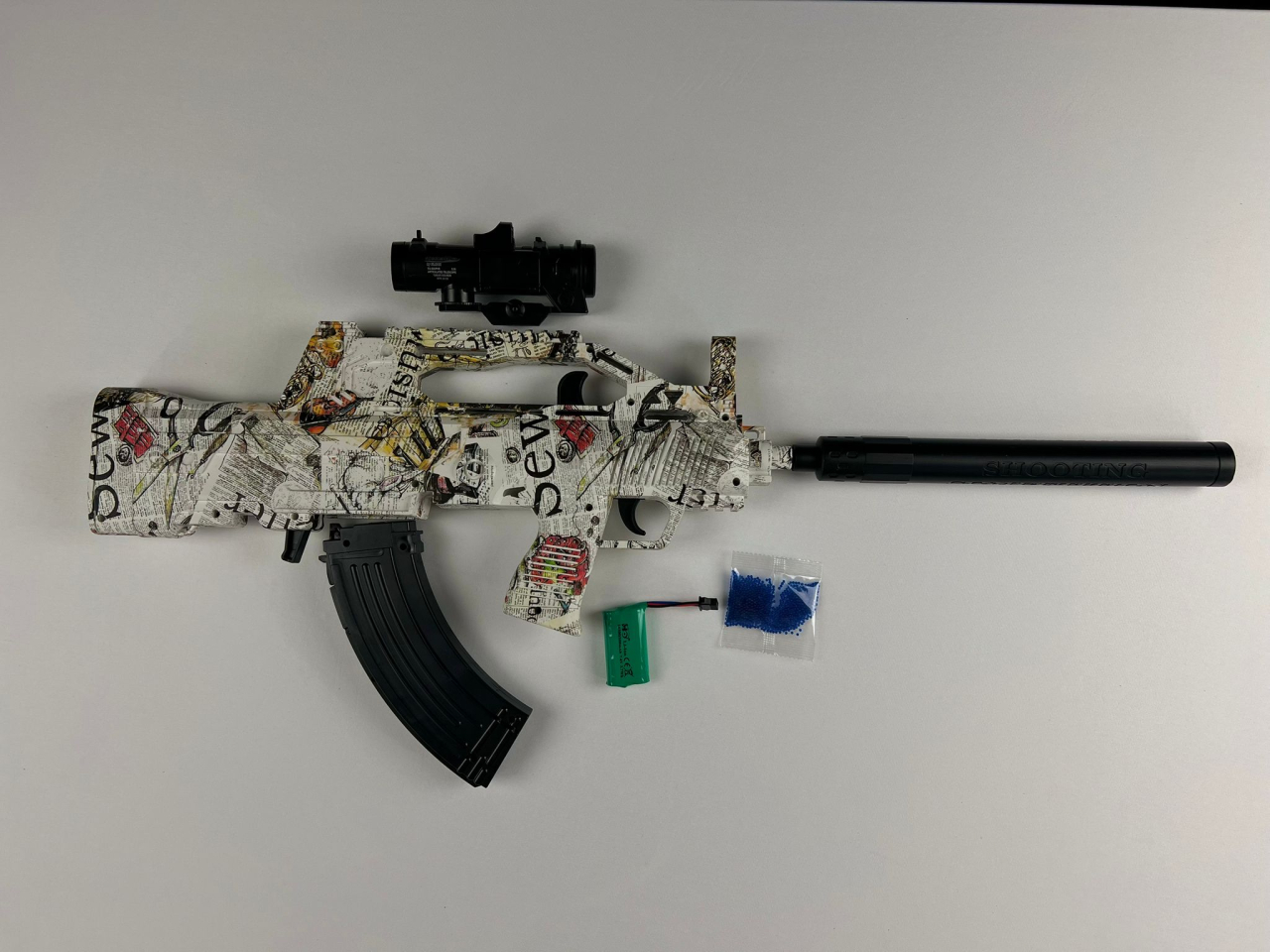 AUG White GelGun [3]