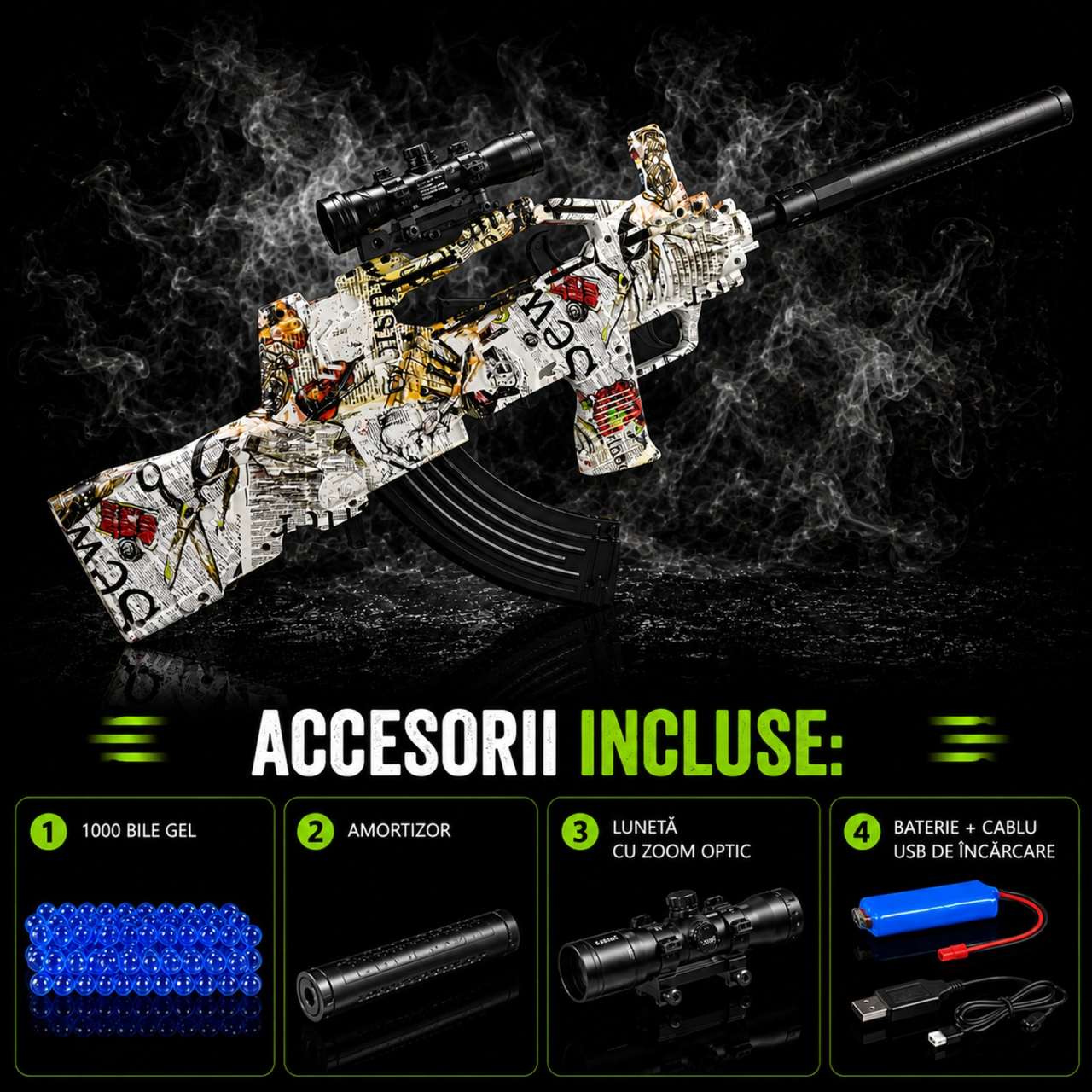 AUG White GelGun [4]