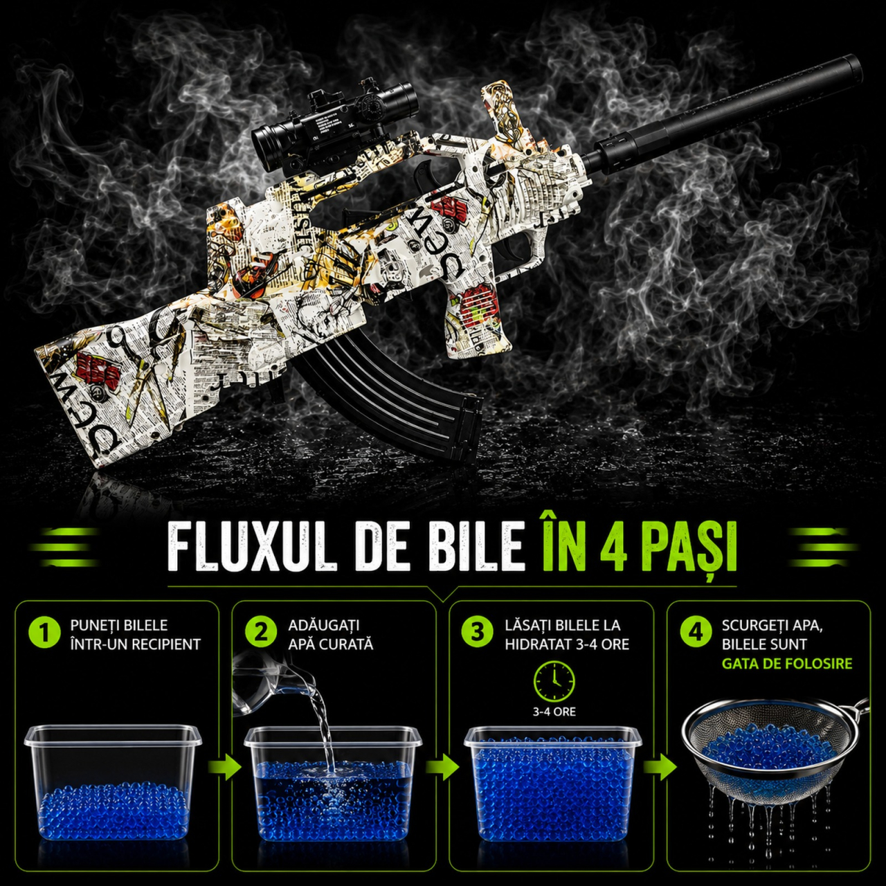 AUG White GelGun [2]
