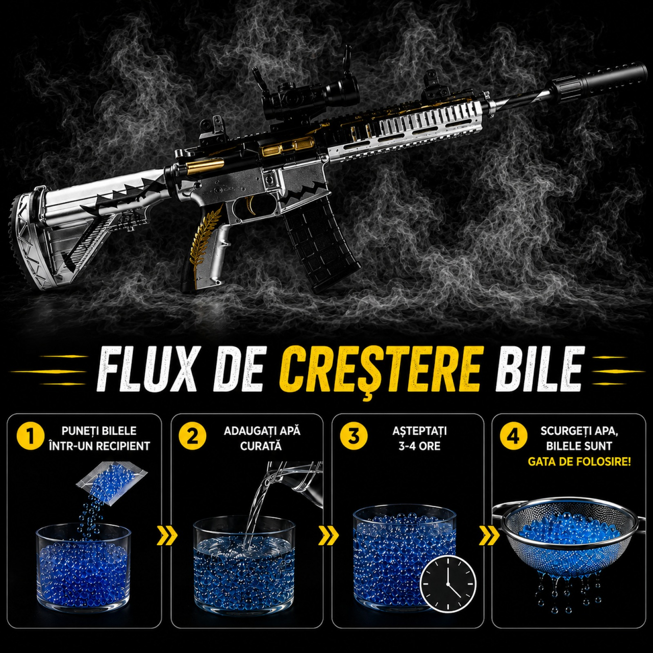 M4A1 Silver GelGun [4]