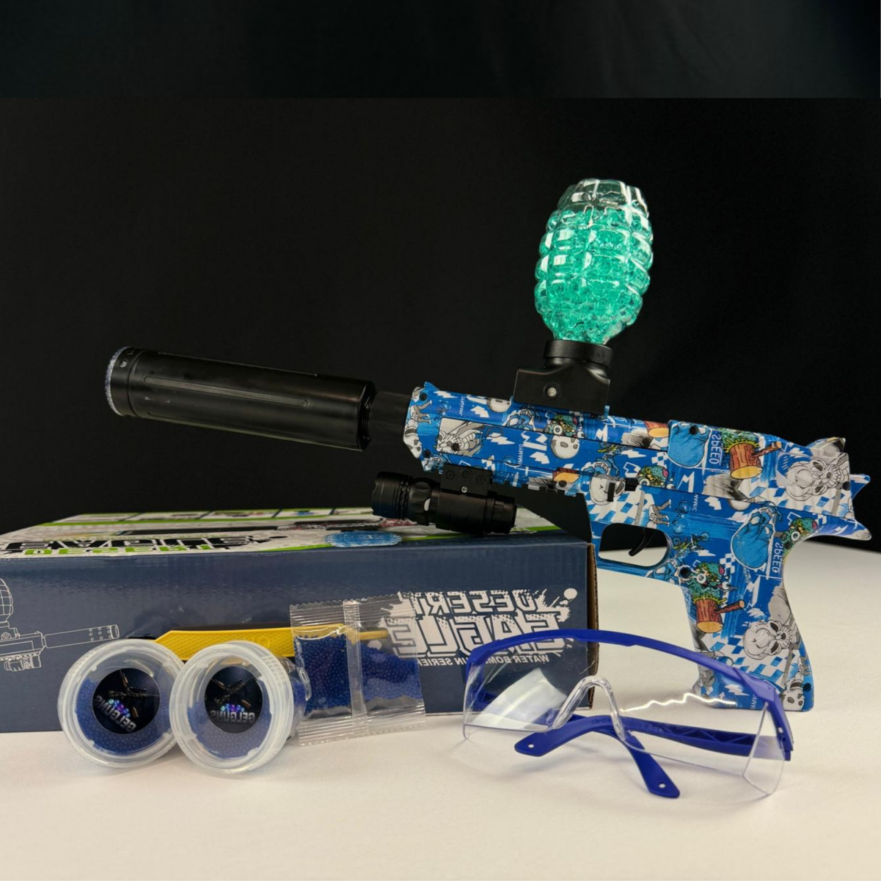 Pistol Blue GelGun [2]
