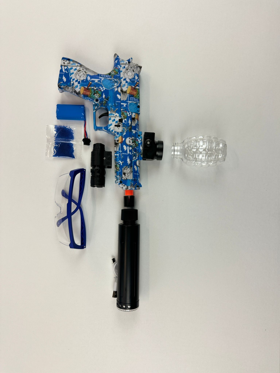 Pistol Blue GelGun [3]