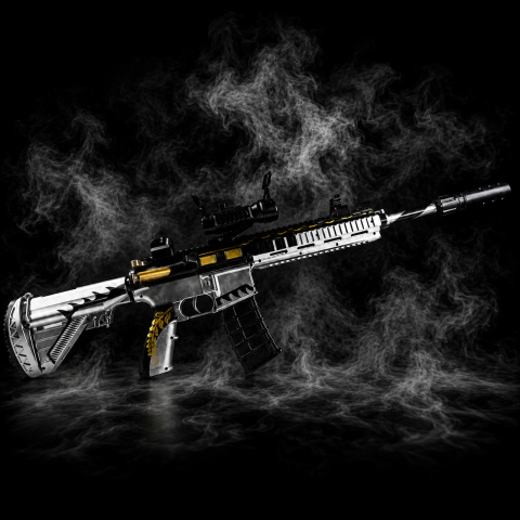 GelGuns - Blastere - M4A1 Silver GelGun