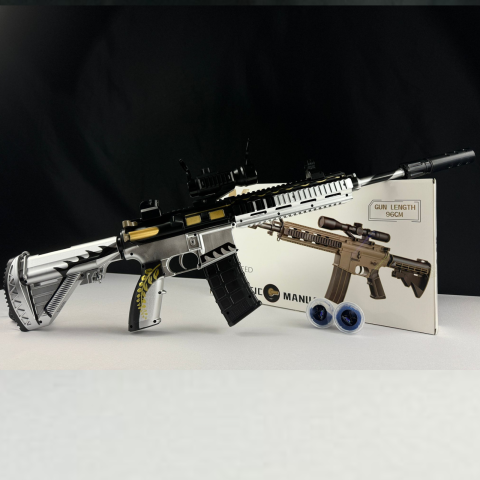 GelGuns - Blastere - M4A1 Silver GelGun