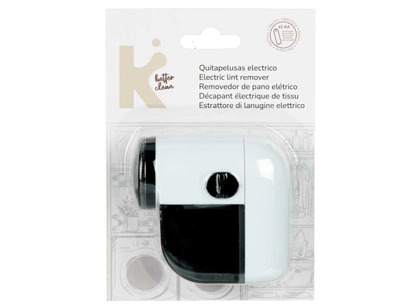 Aparat electric pentru indepartat scame, compact, 2xAA, recipient colectare transparent, alb [2]
