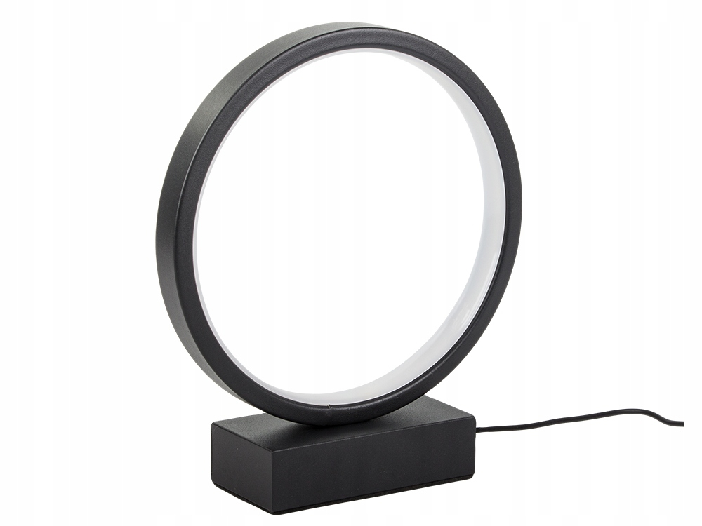 Lampa LED de birou tip inel, 20 cm, lumina reglabila calda / rece / neutra, dimmer intensitate, alimentare USB, lampa decorativa moderna pentru dormitor sau birou [5]