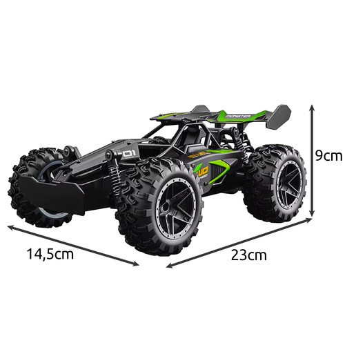 Masina off-road cu telecomanda Kruzzel, scara 1:18, multicolor, 23x14, 5x9cm, 2 baterii incluse [10]