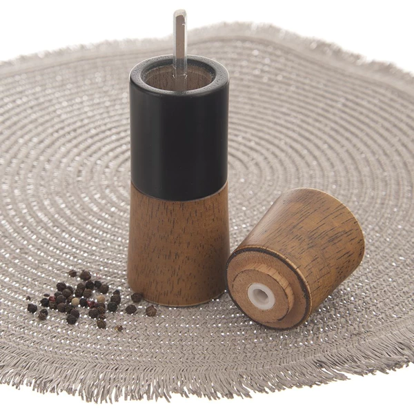 Rasnita Manuala Orion, Lemn Natural, 5 x 15.5 cm, Mecanism Ceramic, Reglabila, Design Rustic, culoare Maro [3]