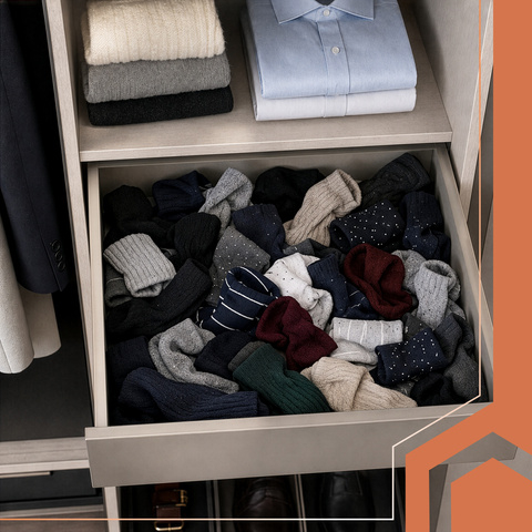 Set 4 organizatoare sertar Ruhhy pentru lenjerie, sosete si accesorii, 45 compartimente, pliabile, gri [7]