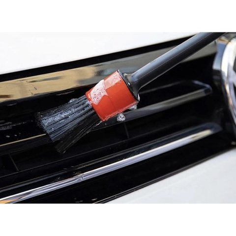 Set perii detailing interior auto XTROBB, 5 dimensiuni profesionale + laveta microfibra [3]