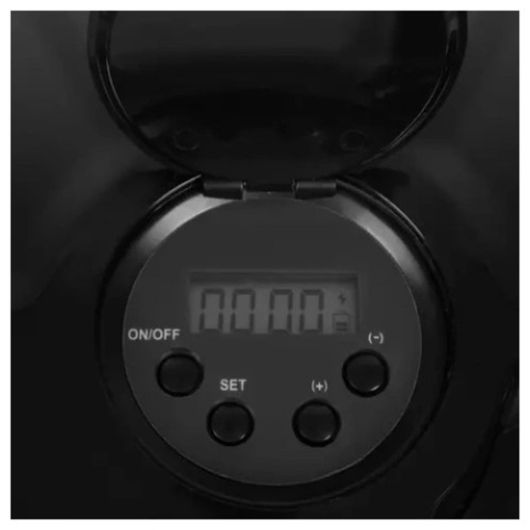 Dispenser Automat hrana animale Purlov, 30 cm, 900 ml, 6 compartimente, 6 programe, Negru [4]