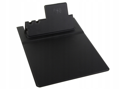 Mouse Pad cu Incarcare Wireless, Organizator Birou cu Suport Telefon si Suport Pixuri, Alimentare USB-C, Pliabil, 32 x 22.5 cm [1]